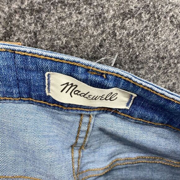 Madewell Jeans Women 24 Plus Blue Denim Light Wash Curvy High Rise Skinny Casual - Picture 8 of 11